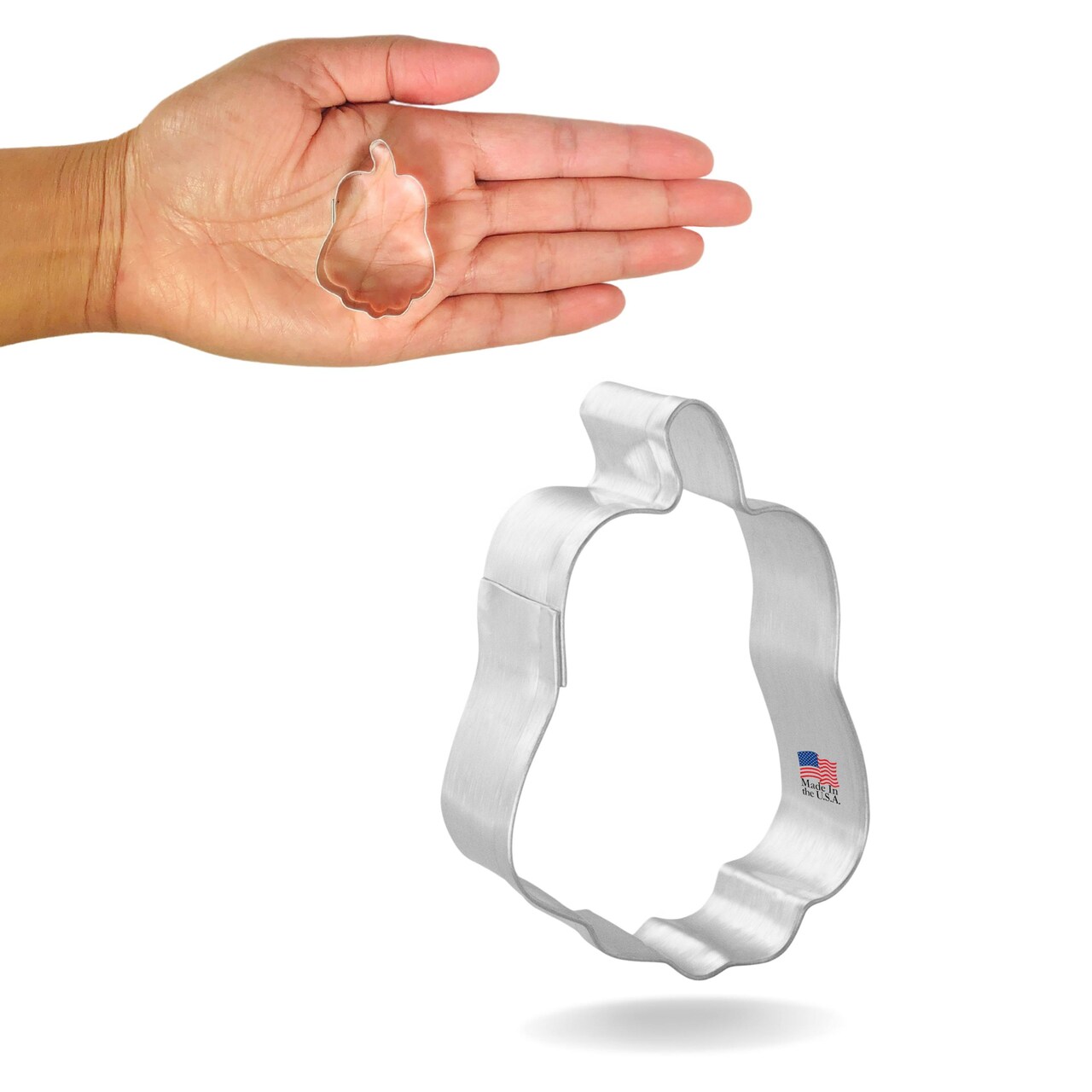 CookieCutter.com Mini Tall Pumpkin 1.75 in Cookie Cutter Halloween Tin Plated Steel Made in USA